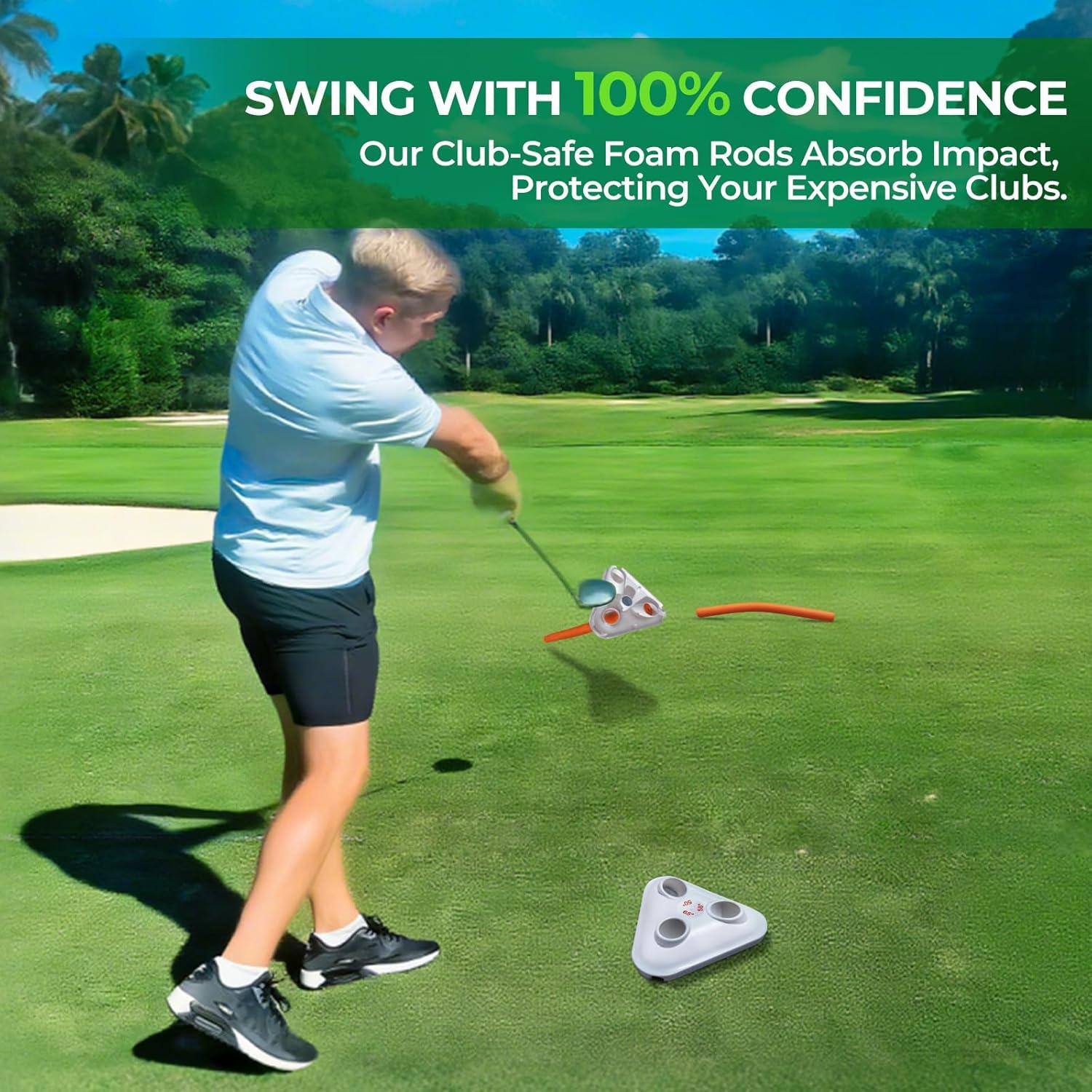 Ayuda de Entrenamiento de Swing de Golf Cusprtm - Discos y Varillas