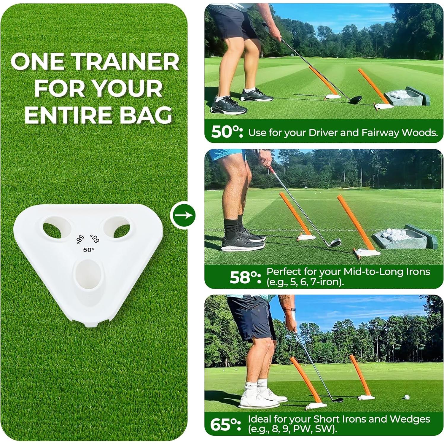 Ayuda de Entrenamiento de Swing de Golf Cusprtm - Discos y Varillas