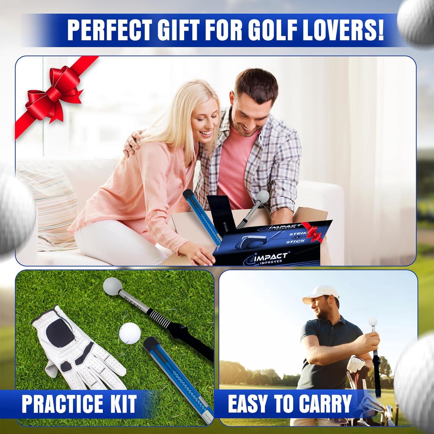 Entrenador de Swing de Golf Mikani GSWT-S1 con Alineadores