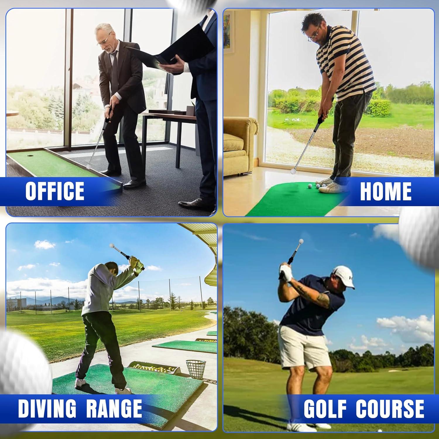 Entrenador de Swing de Golf Mikani GSWT-S1 con Alineadores