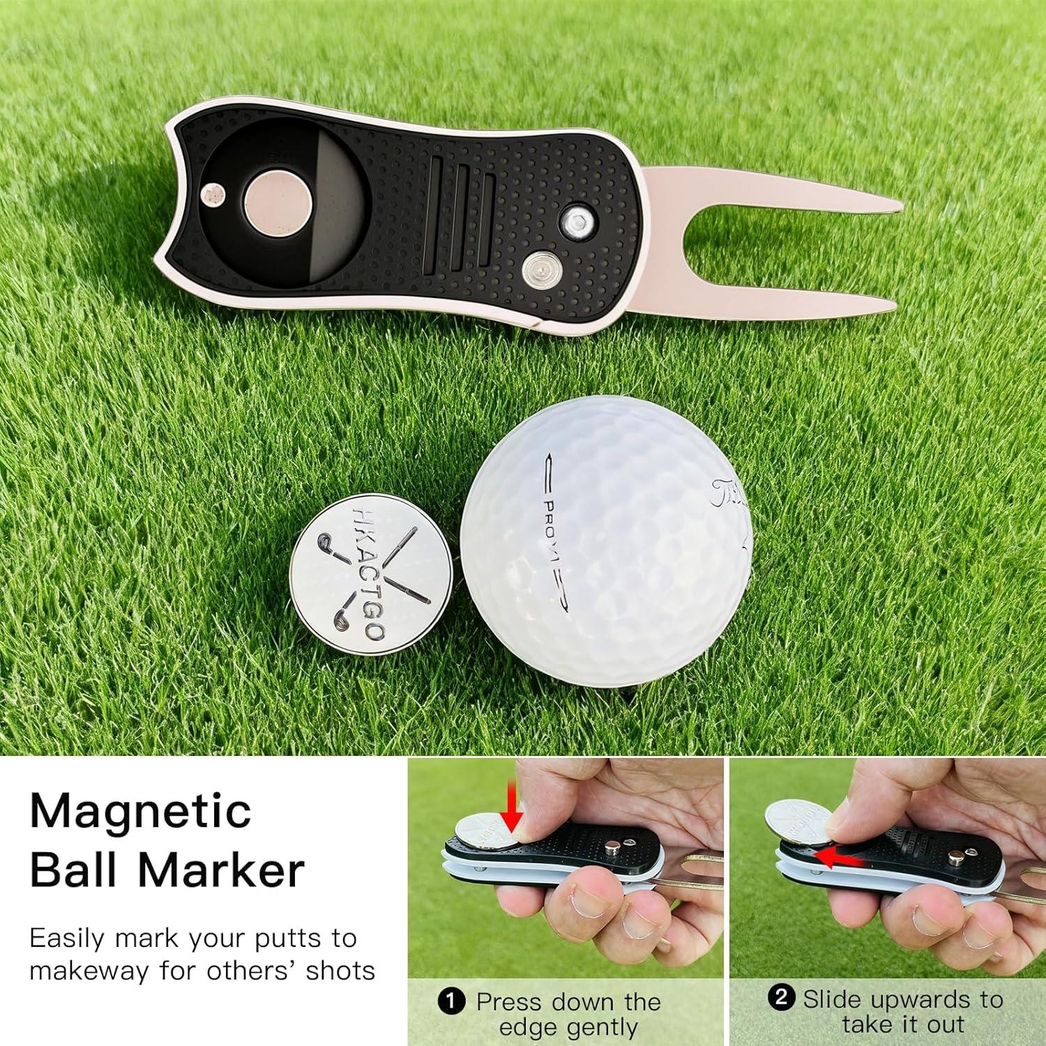 Herramienta de Reparación de Divots HKACTGO con Caja de Regalo