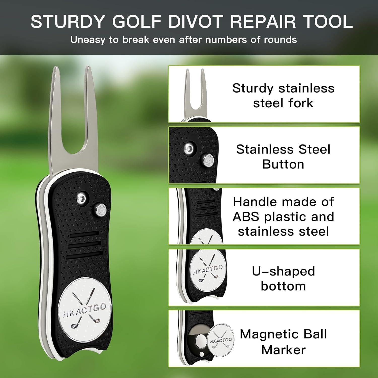 Herramienta de Reparación de Divots HKACTGO con Caja de Regalo