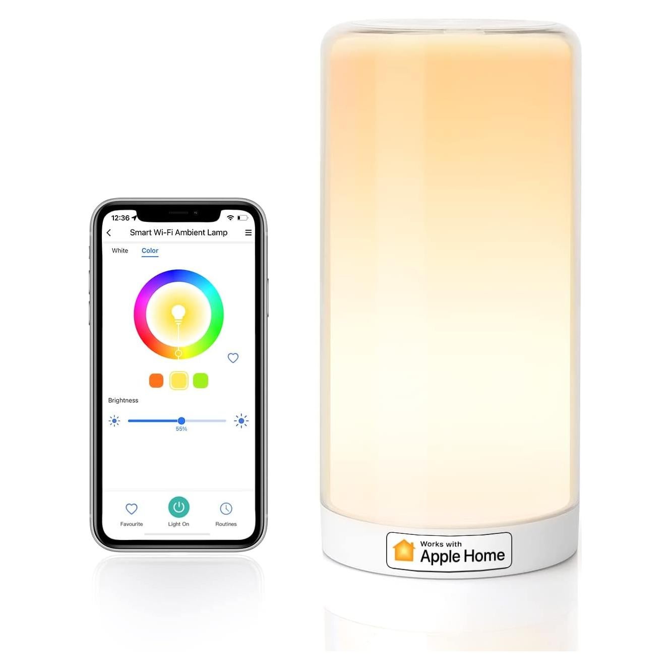 Lámpara de Mesa WiFi Meross MSL430HK Multicolor Ajustable