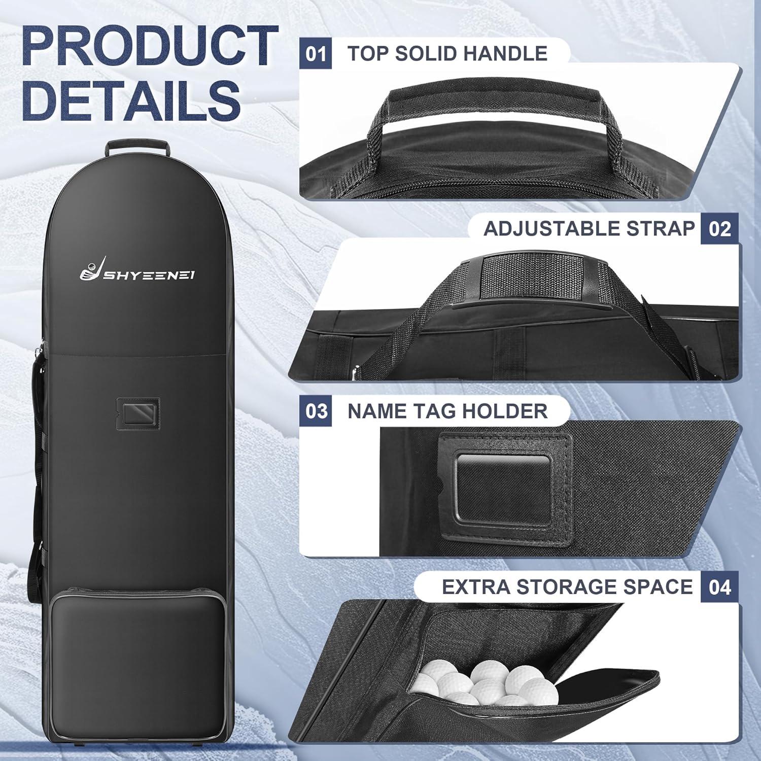 Bolsa de Viaje para Golf ShYeenei 127 cm Impermeable