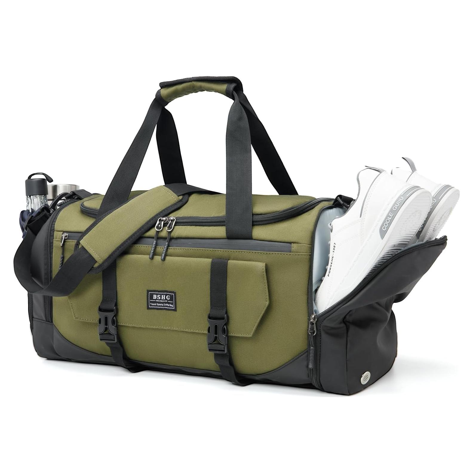 Bolsa Deportiva BSHG Verde 56x25.9x25.9 cm Impermeable