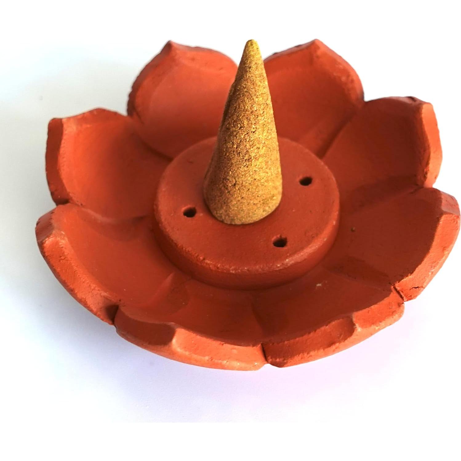 Soporte de Incienso de Cerámica Aroma Valley Loto 8.64cm