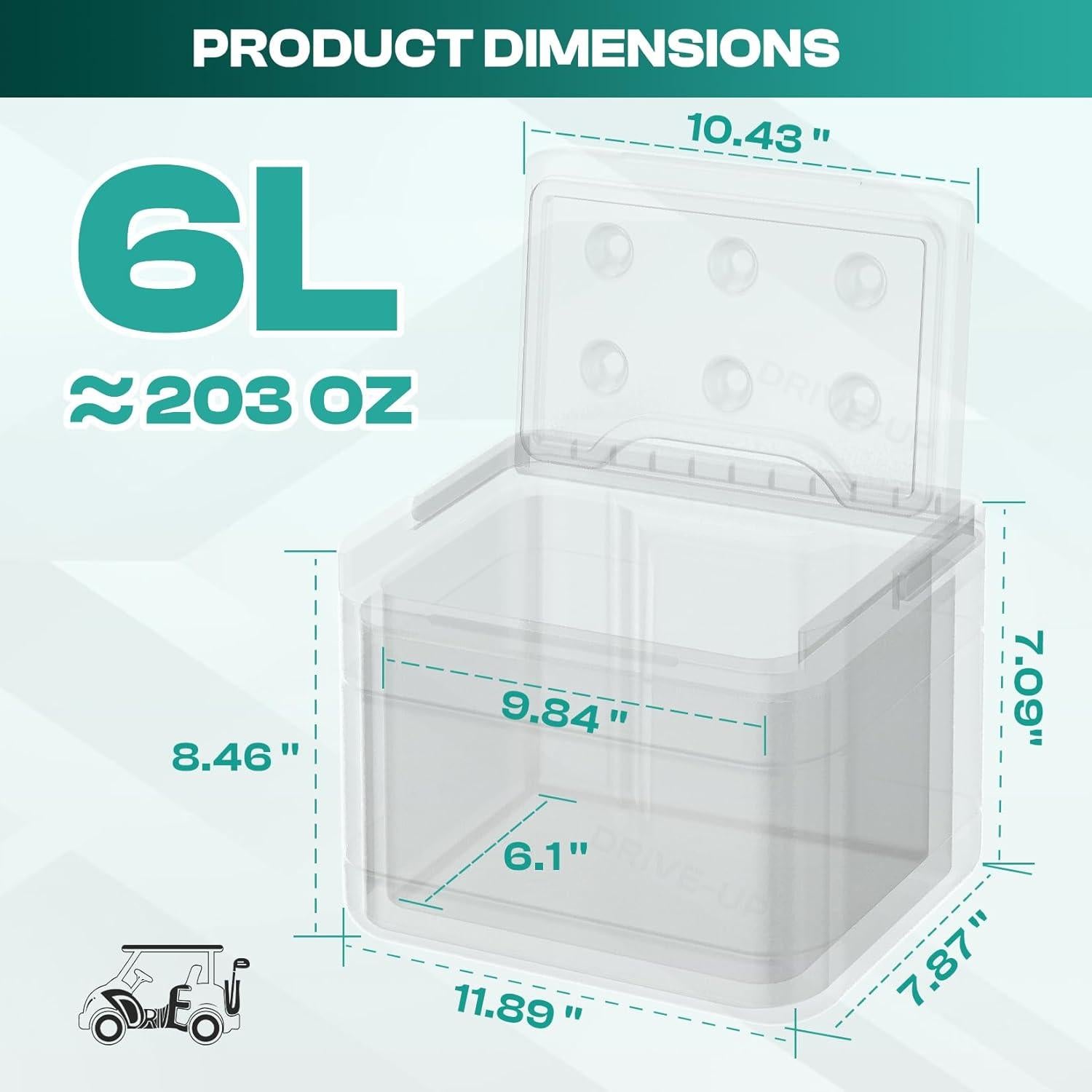 Enfriador Club Car Precedent Drive-Up con Soporte 32.2x24.3cm