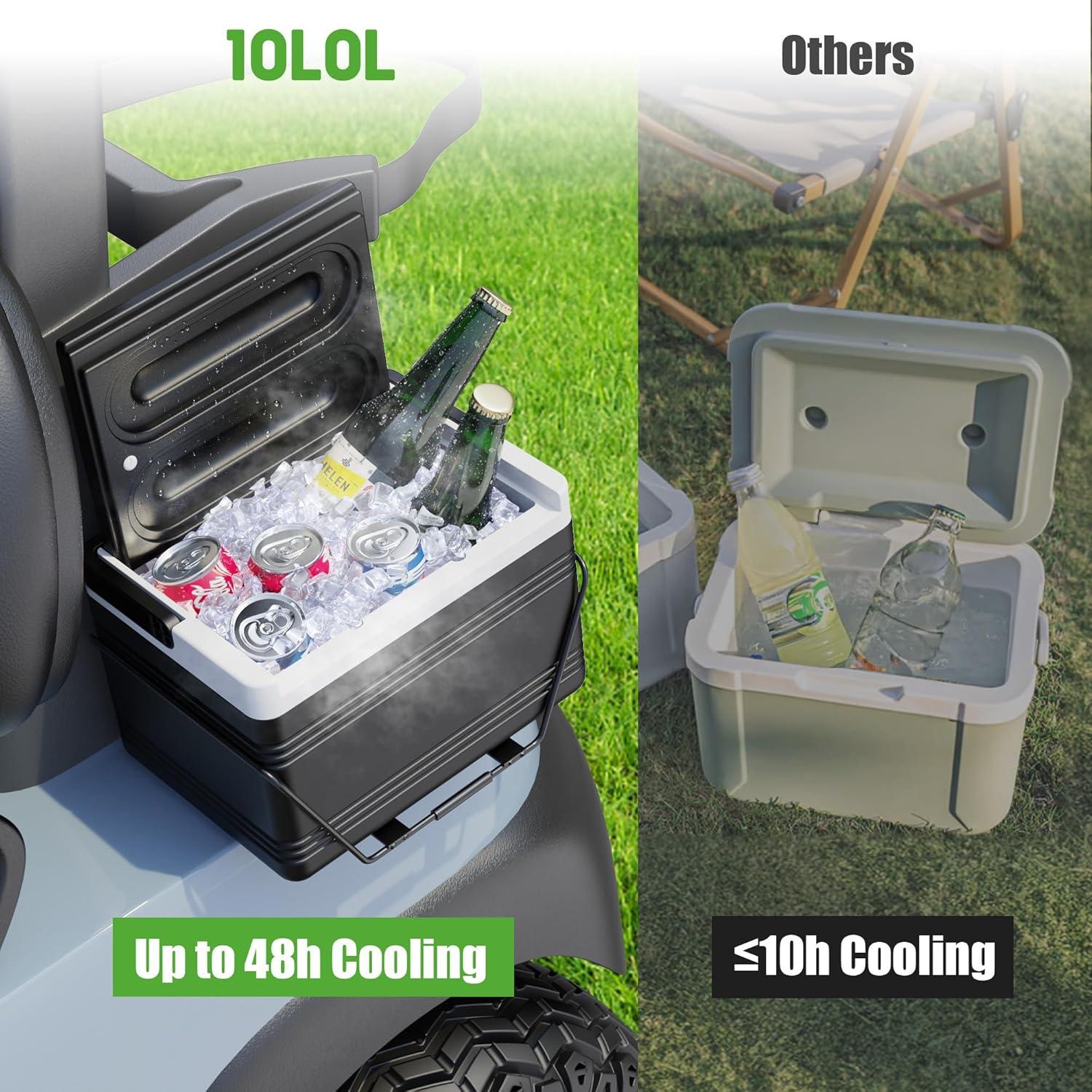 Enfriador de Hielo Portátil 10L0L 8L para Carrito de Golf