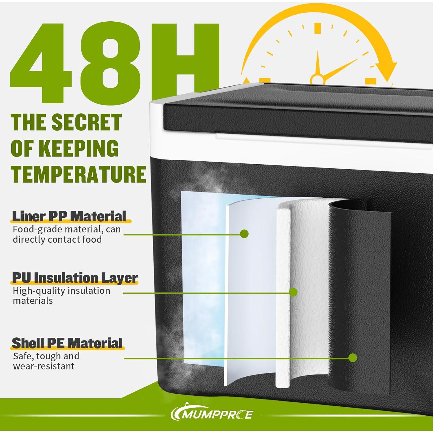 Enfriador de Hielo MUMPPRCE para Carro de Golf 6L Universal