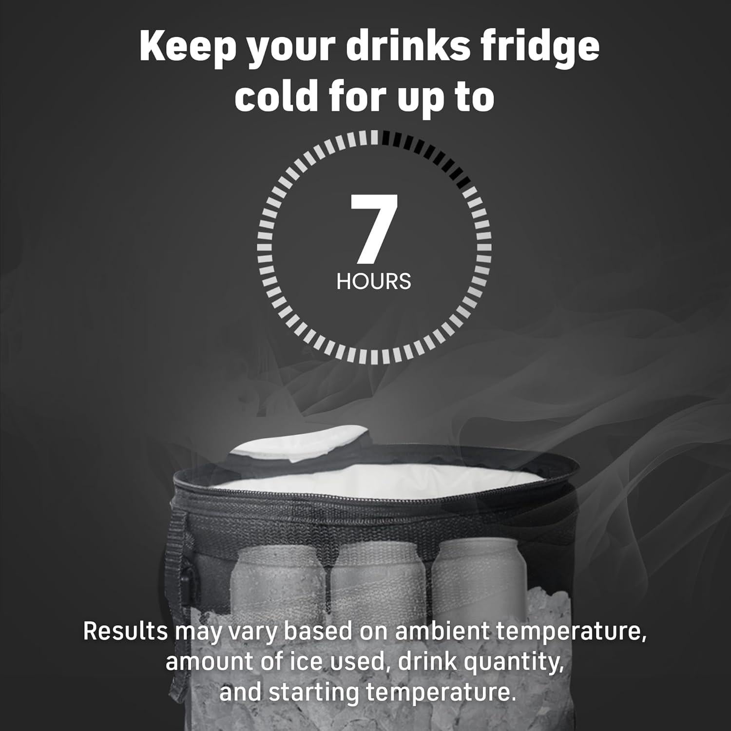 EnLaZona Enfriador de Carro de Golf Plegable Aislado 0.45kg