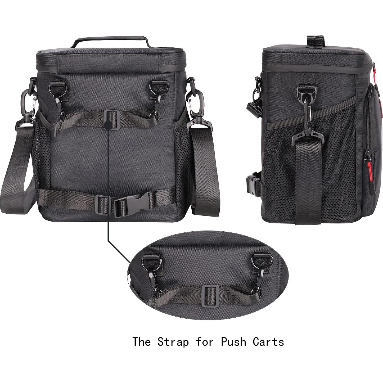 Enfriador Suave Aislado Darwav para Golf 12 Latas Negro