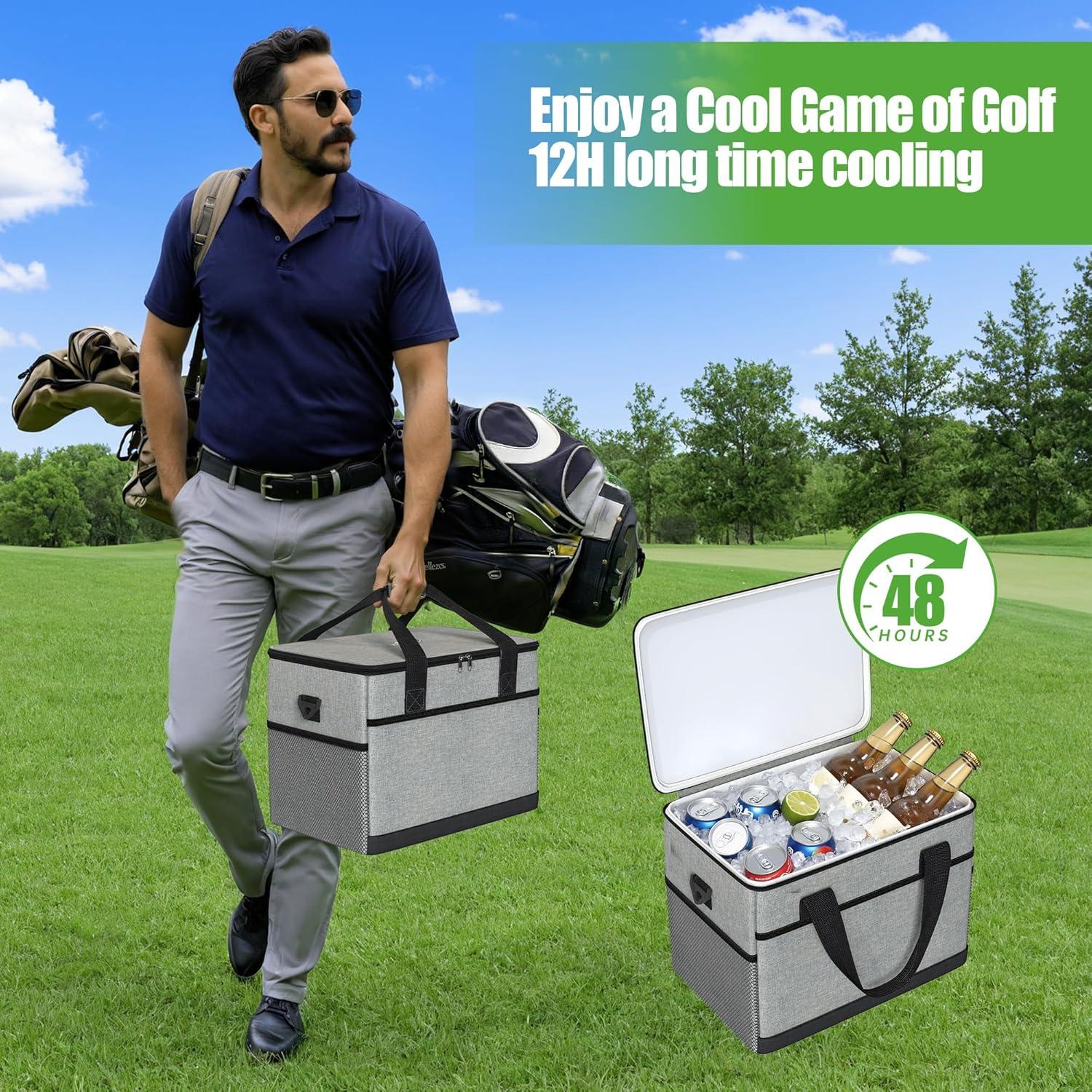 Bolsa de Hielo 27L 10L0L para Carro de Golf Impermeable