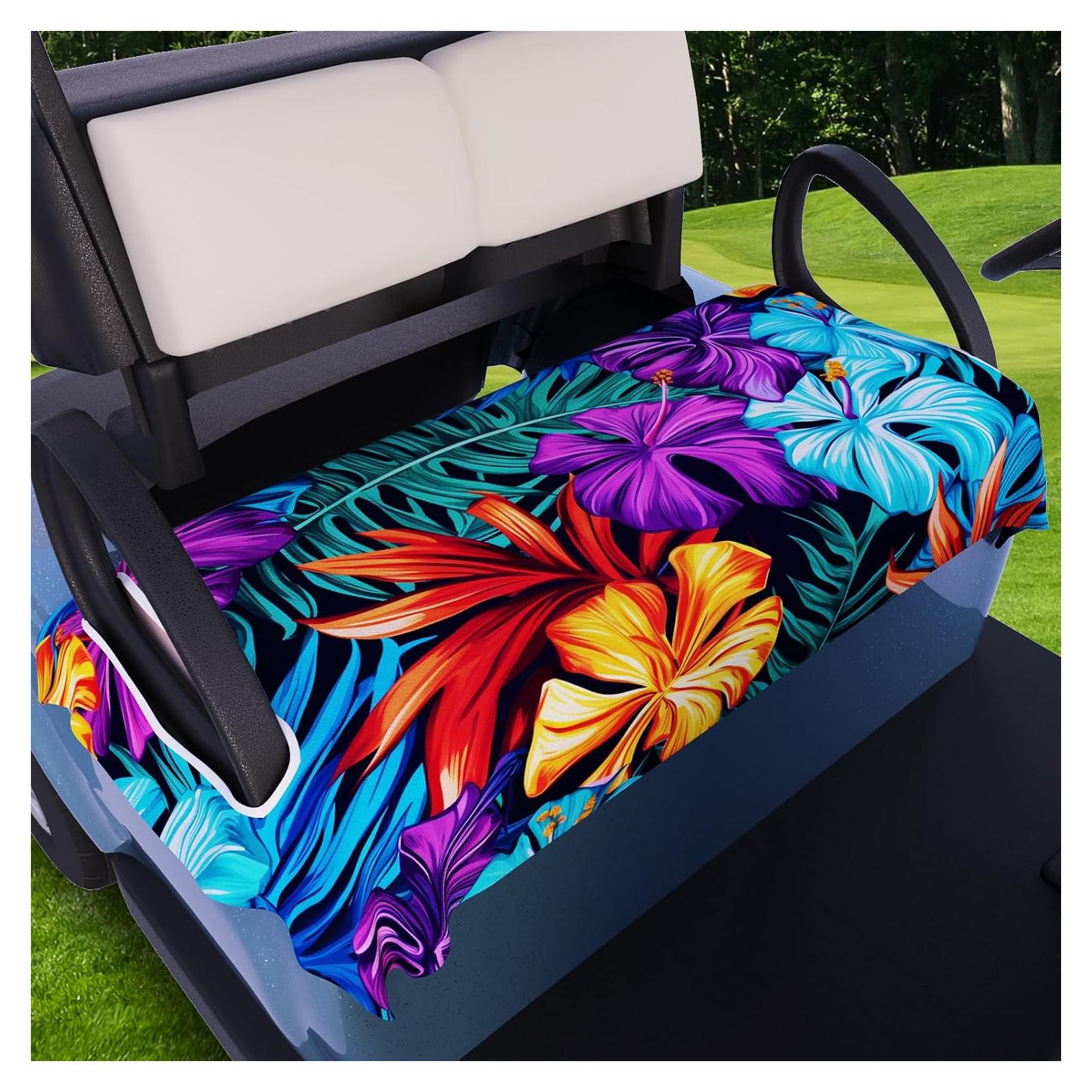 Cubierta de Asiento de Golf AQQA 139.7x81.3 cm Microfibra Tropical
