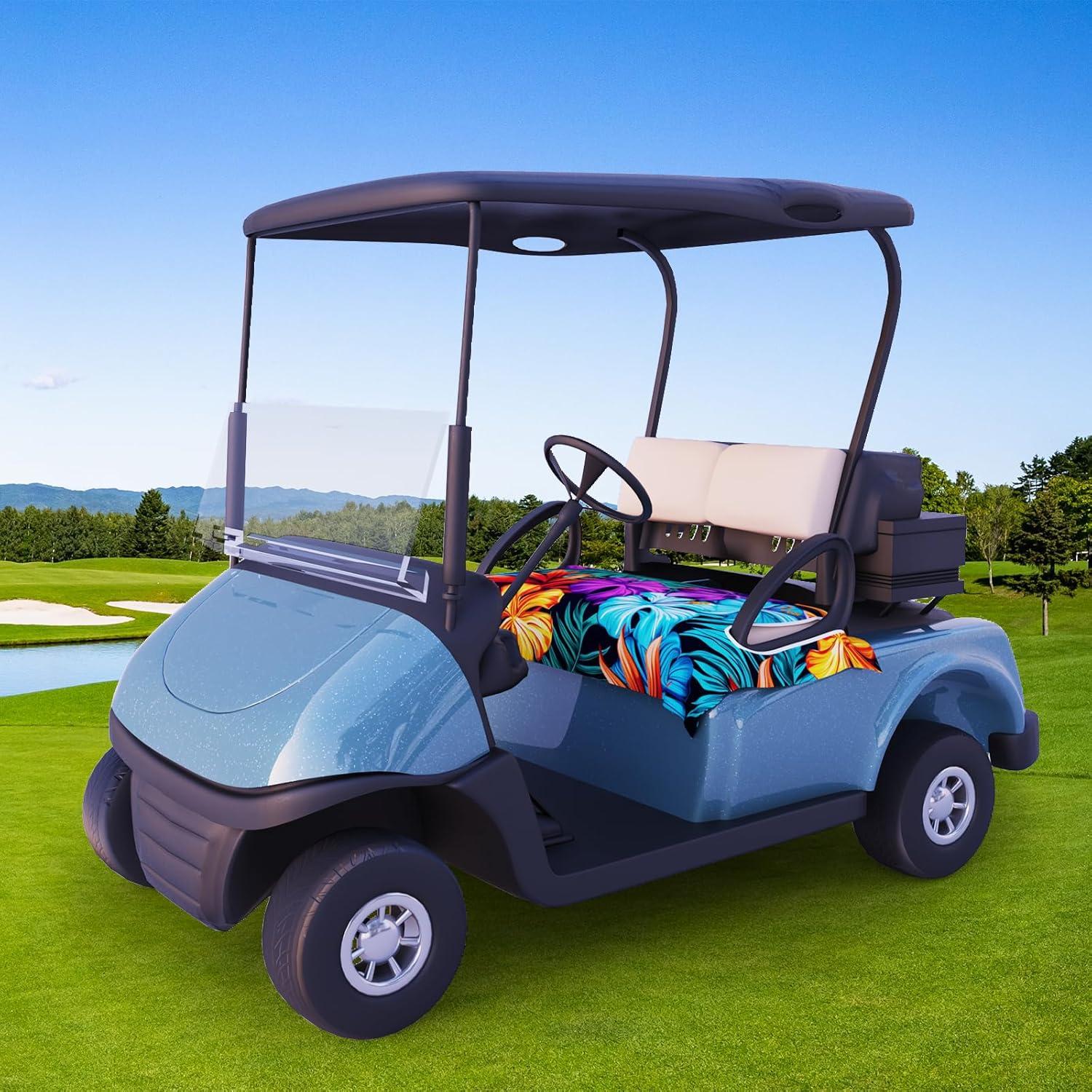 Cubierta de Asiento de Golf AQQA 139.7x81.3 cm Microfibra Tropical