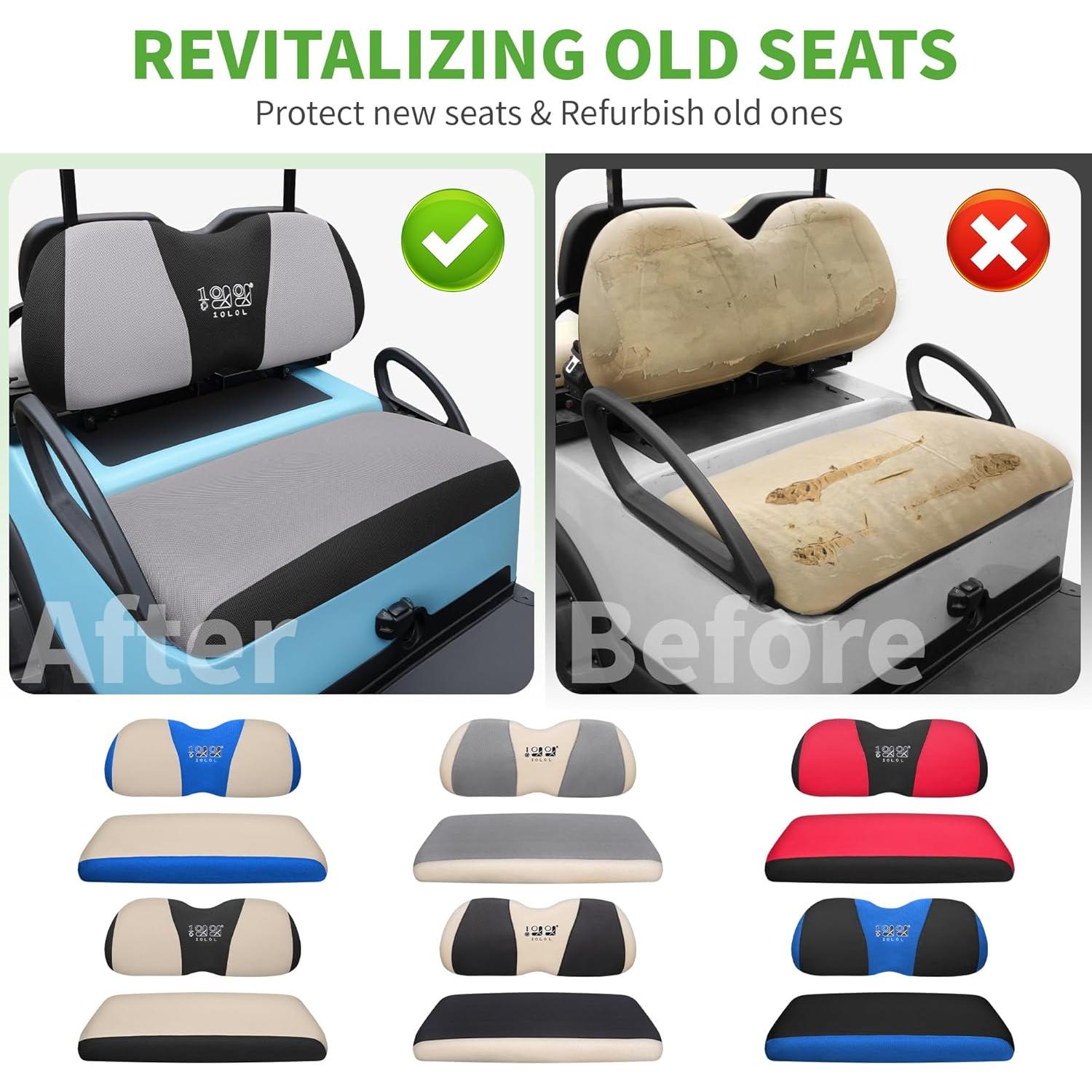 Cubiertas de Asiento para Carro de Golf 10L0L Yamaha Club Car