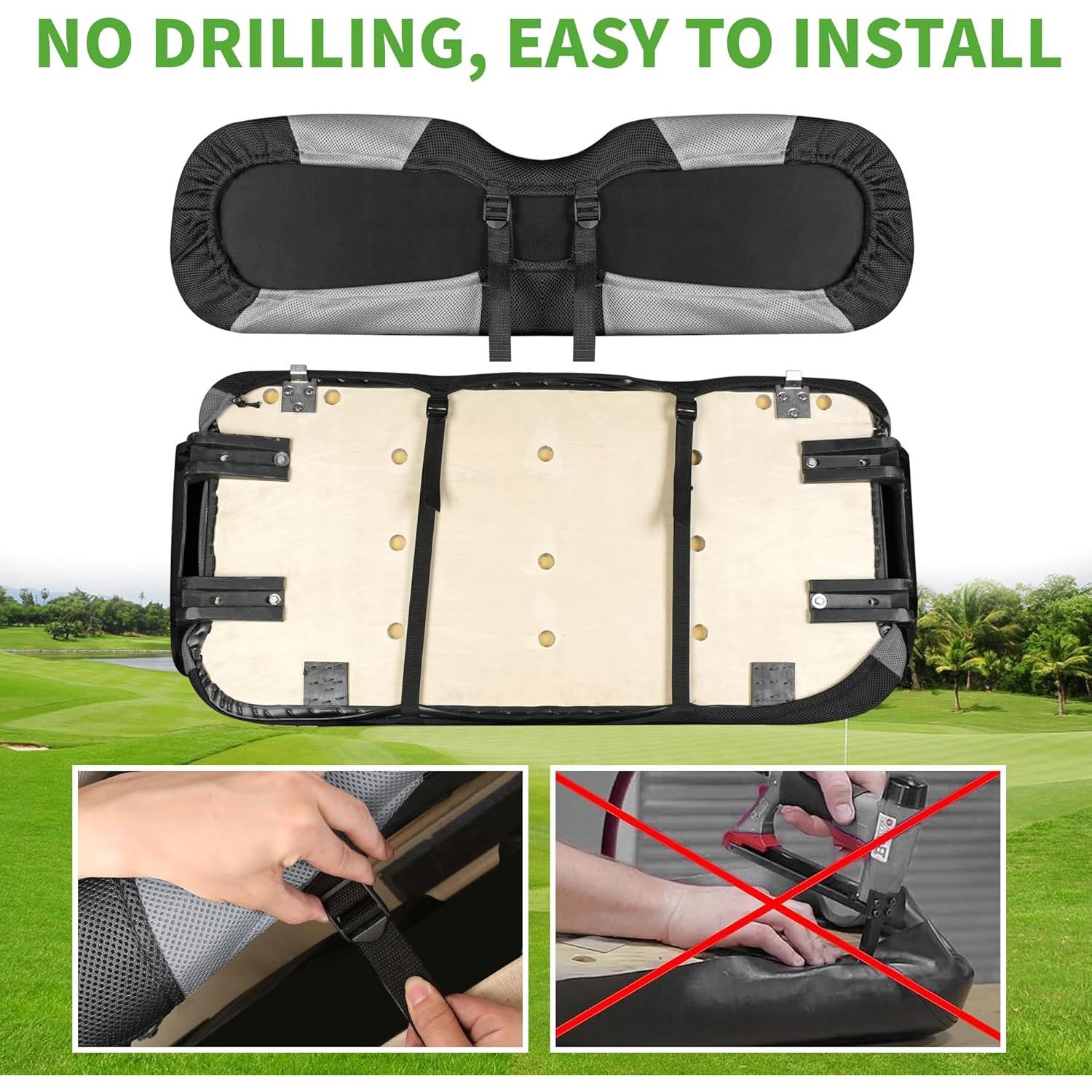 Cubiertas de Asiento para Carro de Golf 10L0L Yamaha Club Car