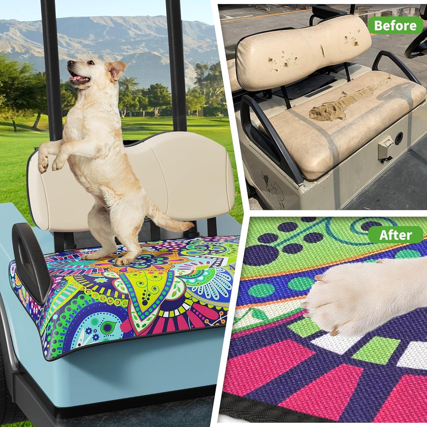 Fundas de Asiento Universal 10L0L para Carro de Golf EZGO y Club Car