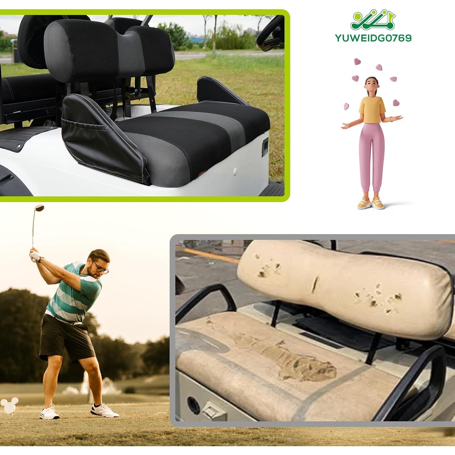 Cubiertas de Asiento para Carro de Golf YUWEIDG0769 EZGO TXT