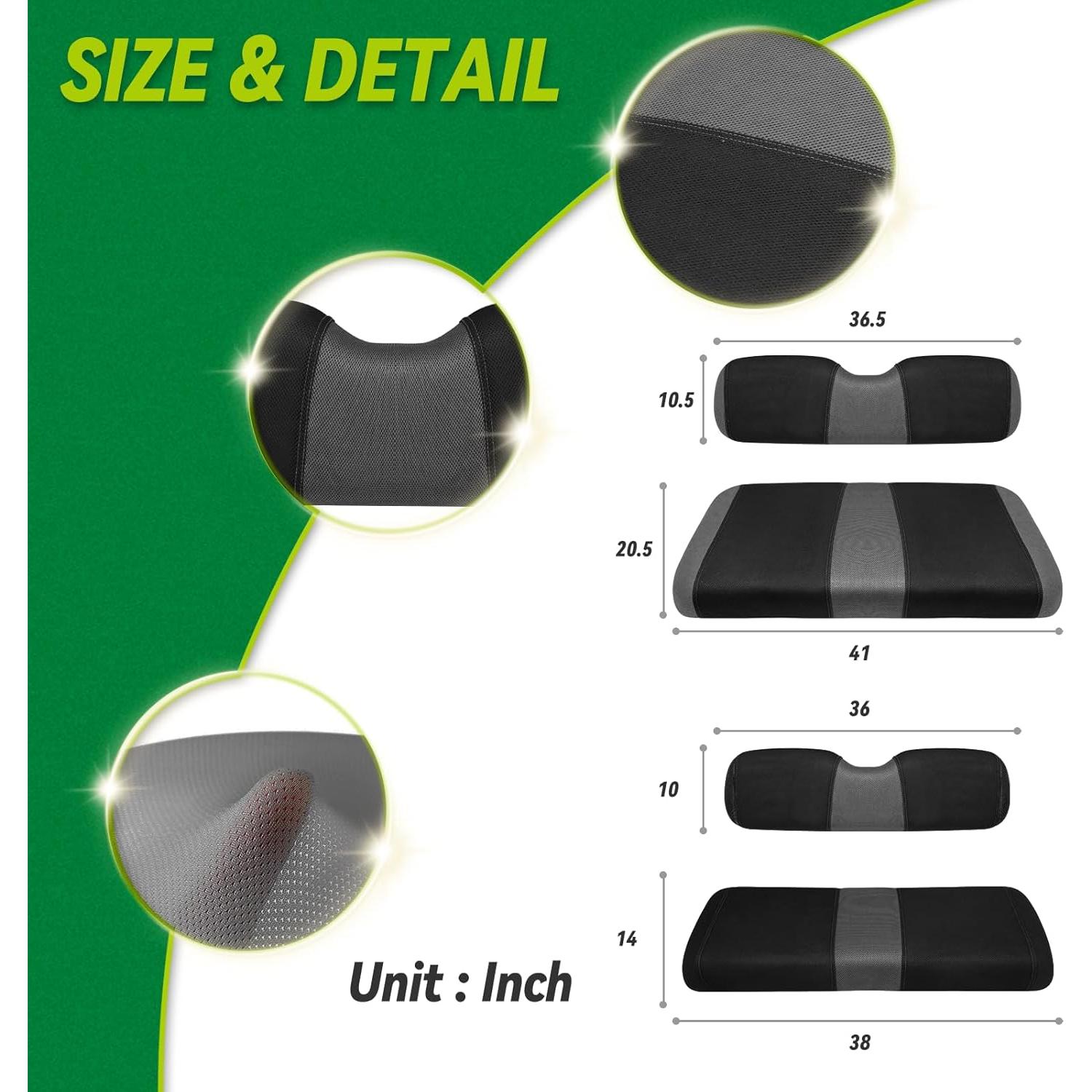 Cubiertas de Asiento para Carro de Golf YUWEIDG0769 EZGO TXT