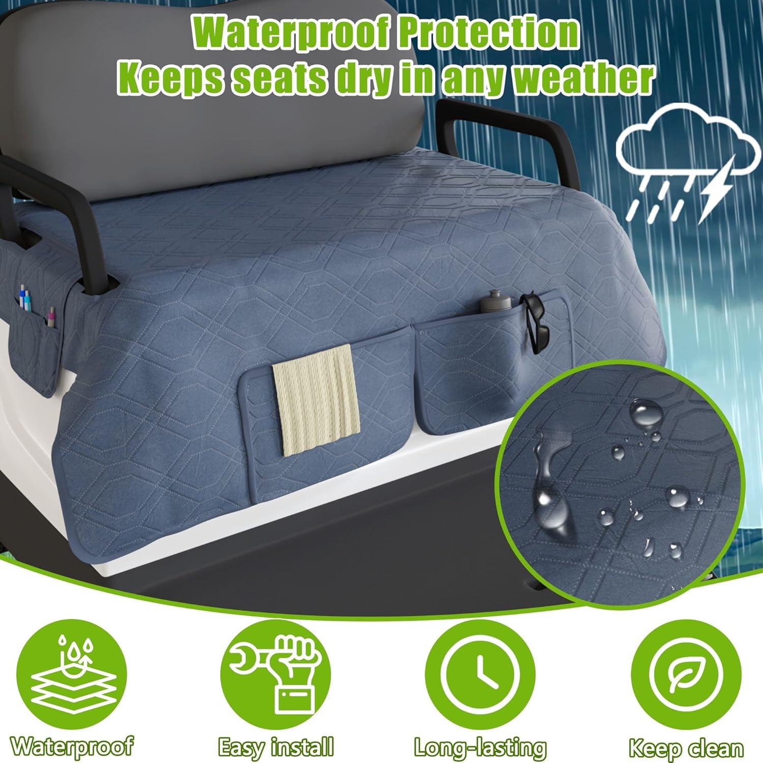 Funda de Asiento para Carrito de Golf Eolzzi Impermeable 2 Plazas