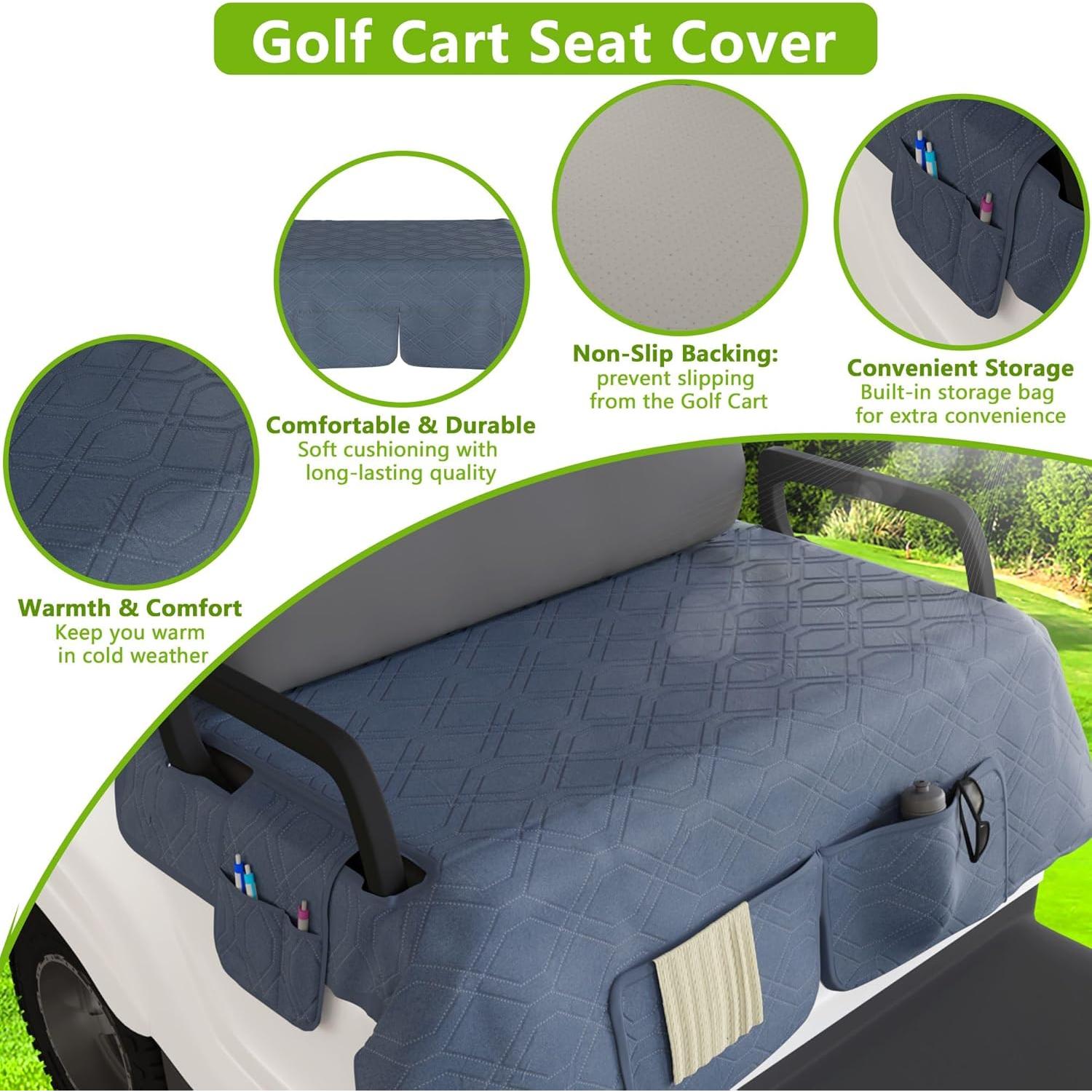 Funda de Asiento para Carrito de Golf Eolzzi Impermeable 2 Plazas