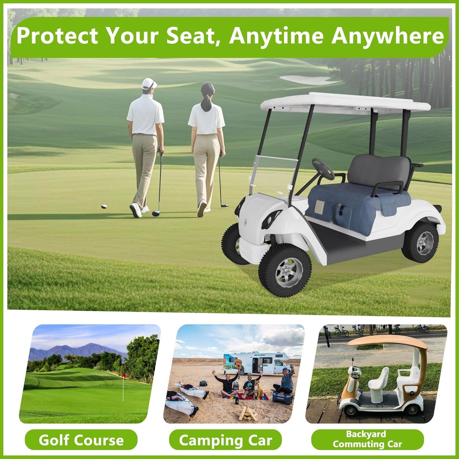 Funda de Asiento para Carrito de Golf Eolzzi Impermeable 2 Plazas
