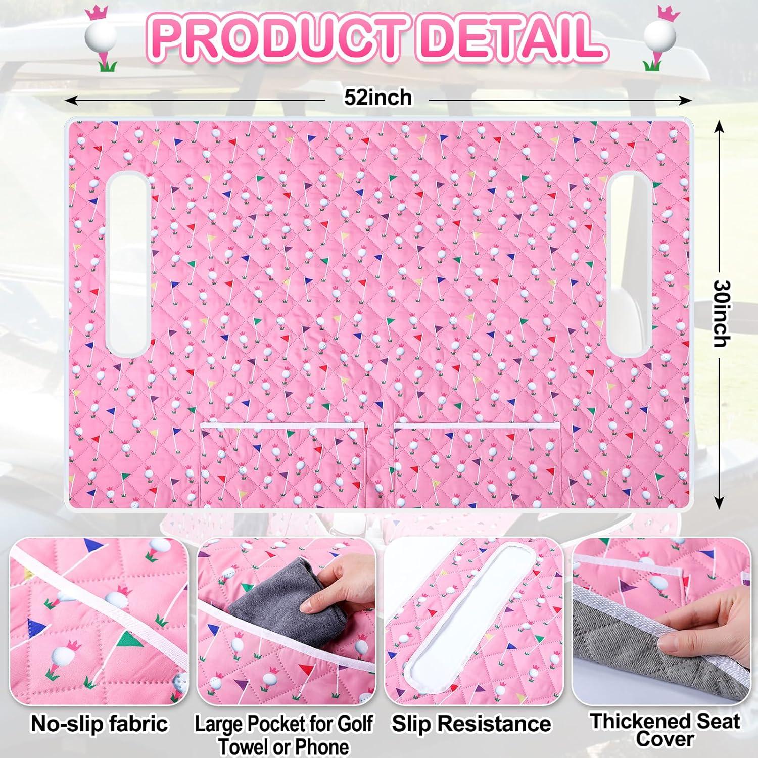 2 Fundas de Asiento de Carro de Golf Datanly JIA1018 para Mujeres