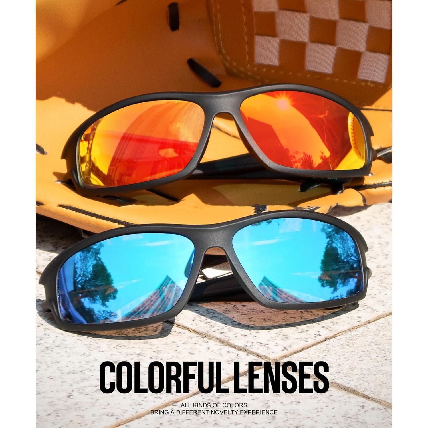 Gafas de Sol Polarizadas KALIYADI para Hombres UV400 - 3 Pack