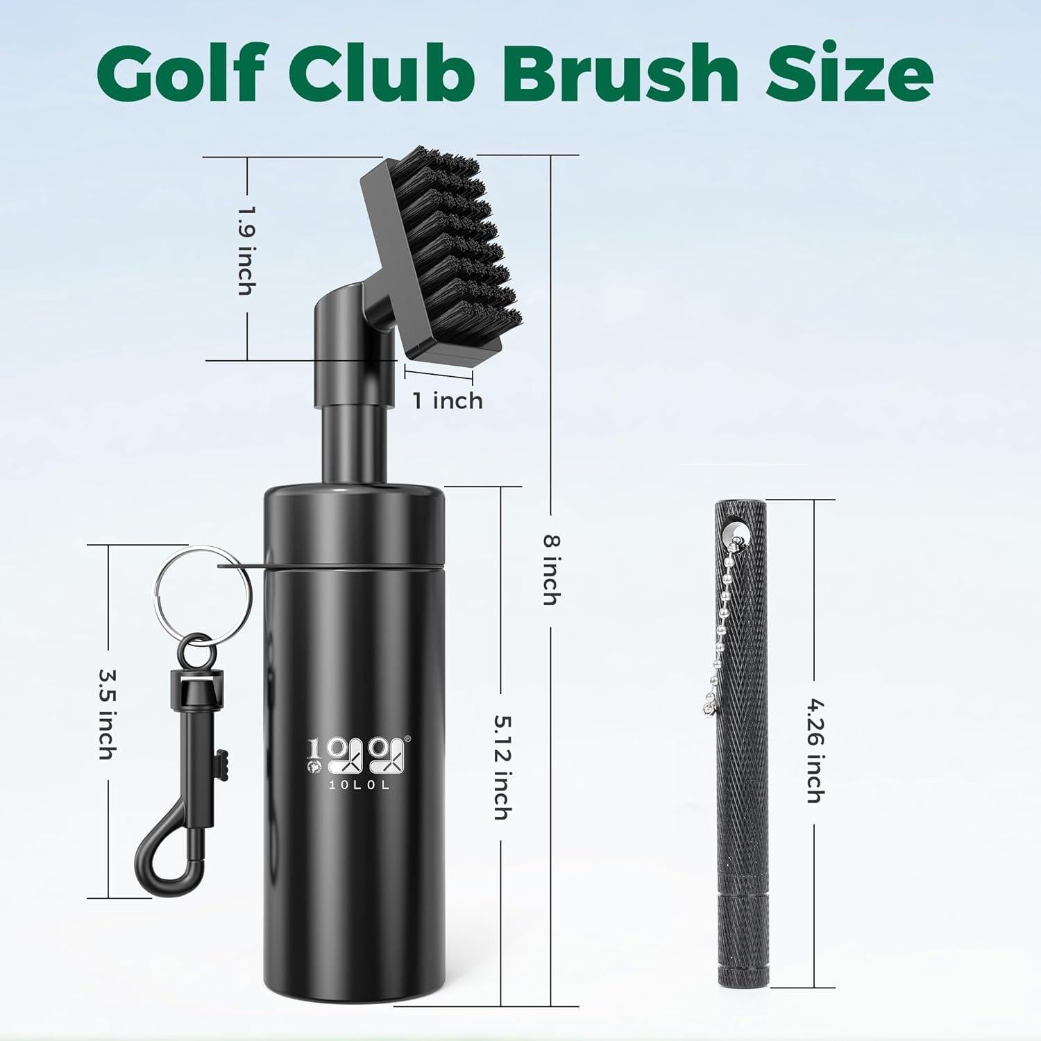 Cepillo Limpiador de Palos de Golf 10L0L con Agua 118ml