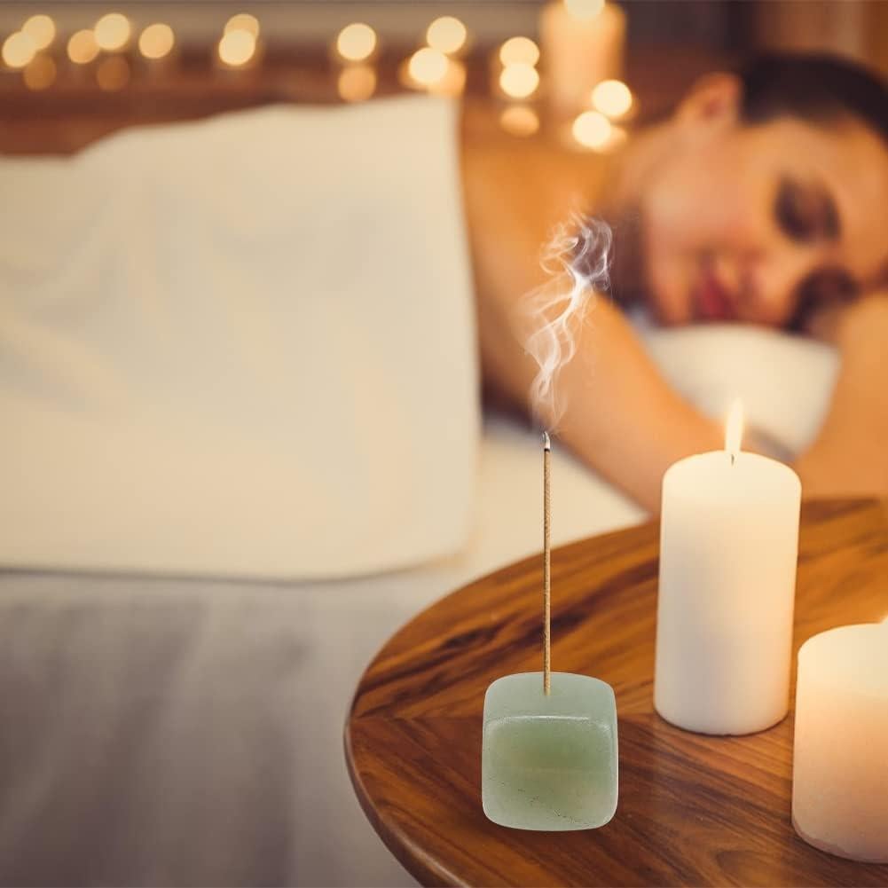 Soporte de Incienso de Piedra de Cuarzo WEBEEDY - 6 Pcs