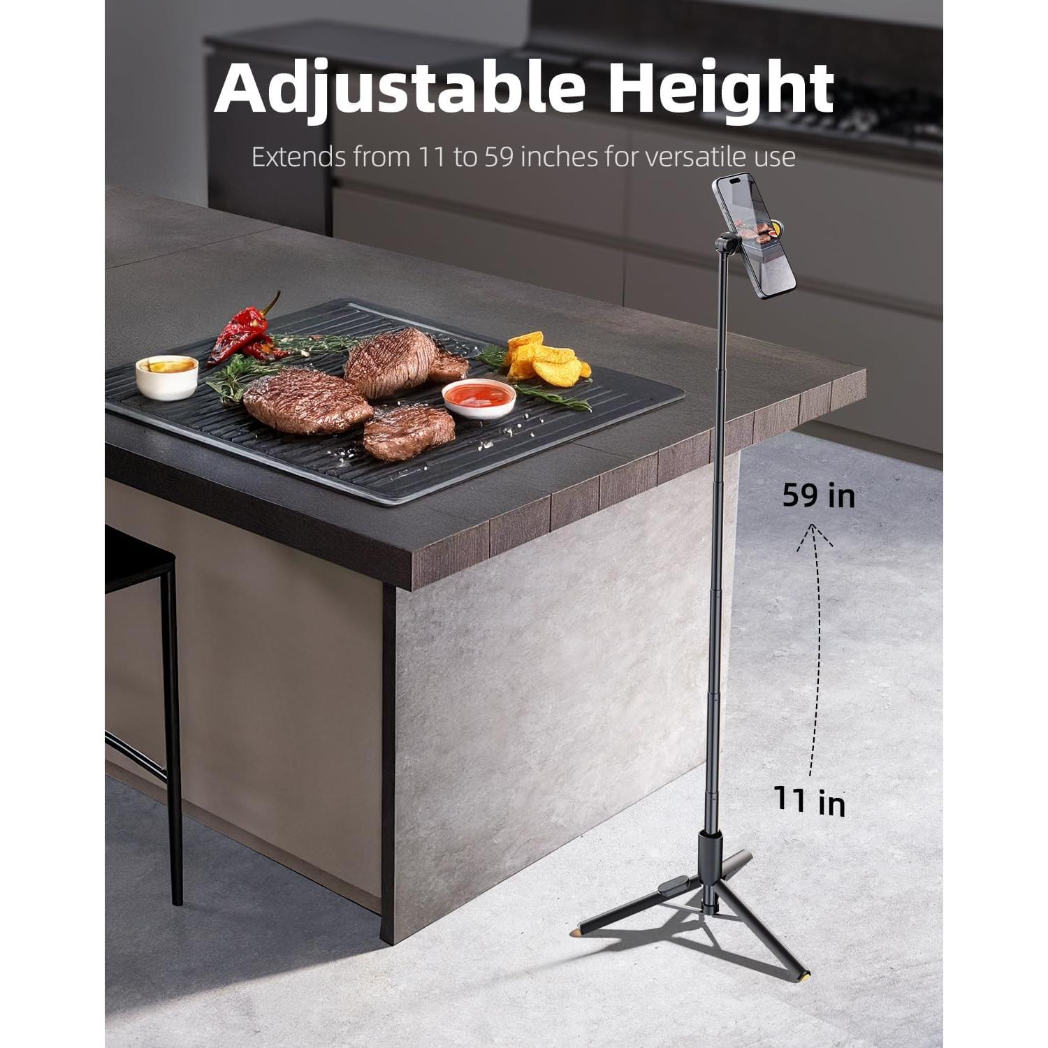 Bastón de Selfie Trípode TODI 147 cm Ajustable con Control Remoto