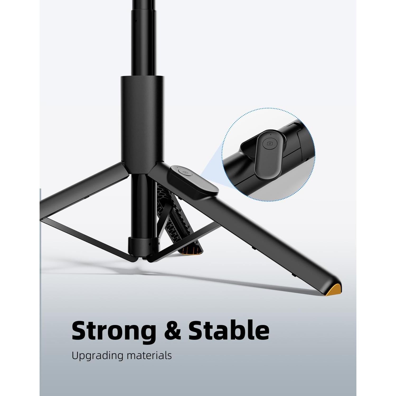 Bastón de Selfie Trípode TODI 147 cm Ajustable con Control Remoto