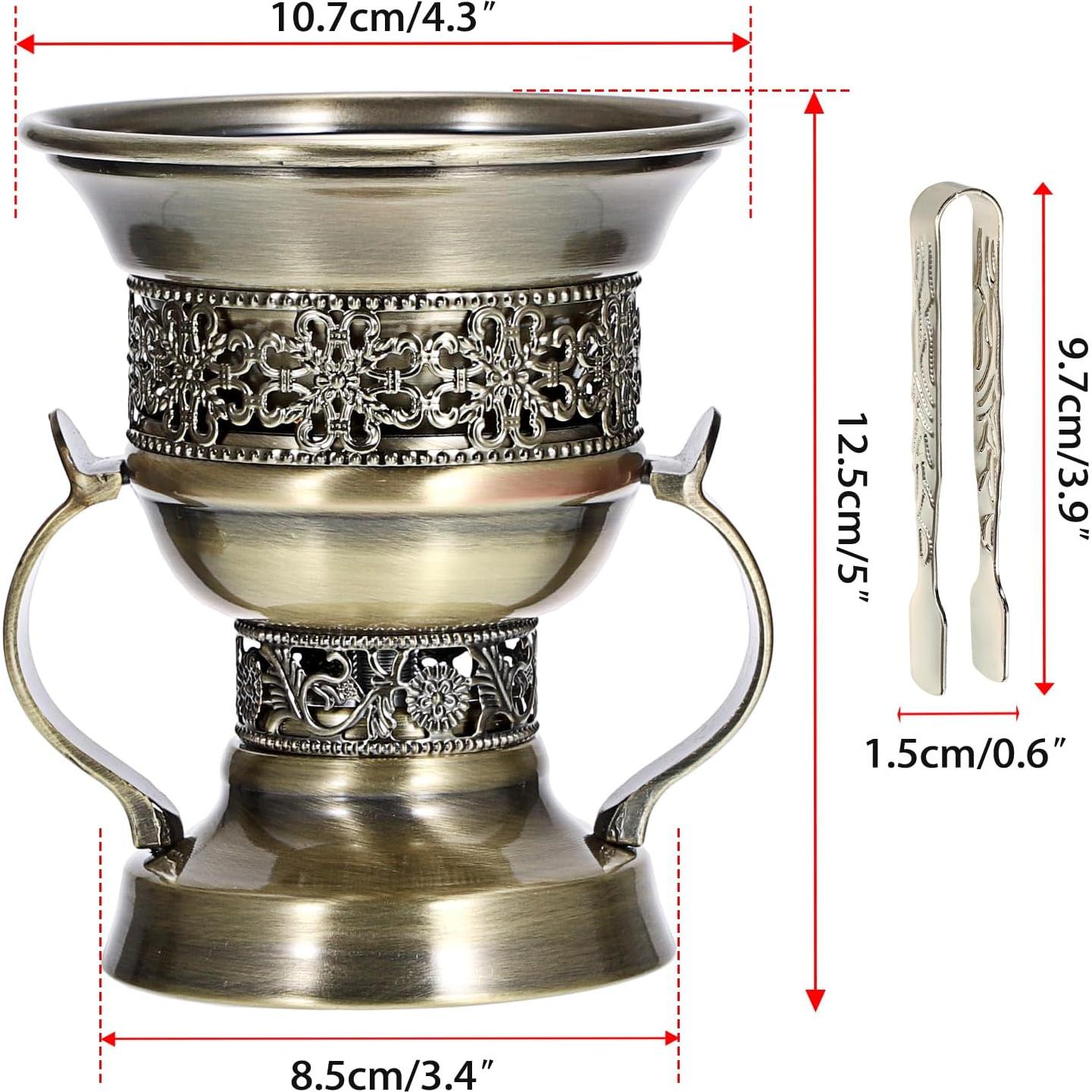 Soporte de Incienso Vintage JUXYES de Zinc 10.7x10.7cm