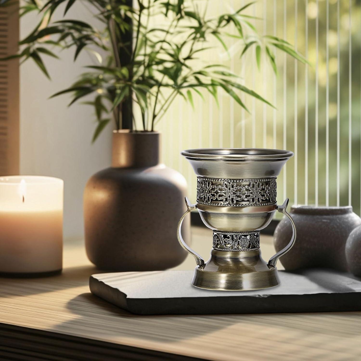 Soporte de Incienso Vintage JUXYES de Zinc 10.7x10.7cm