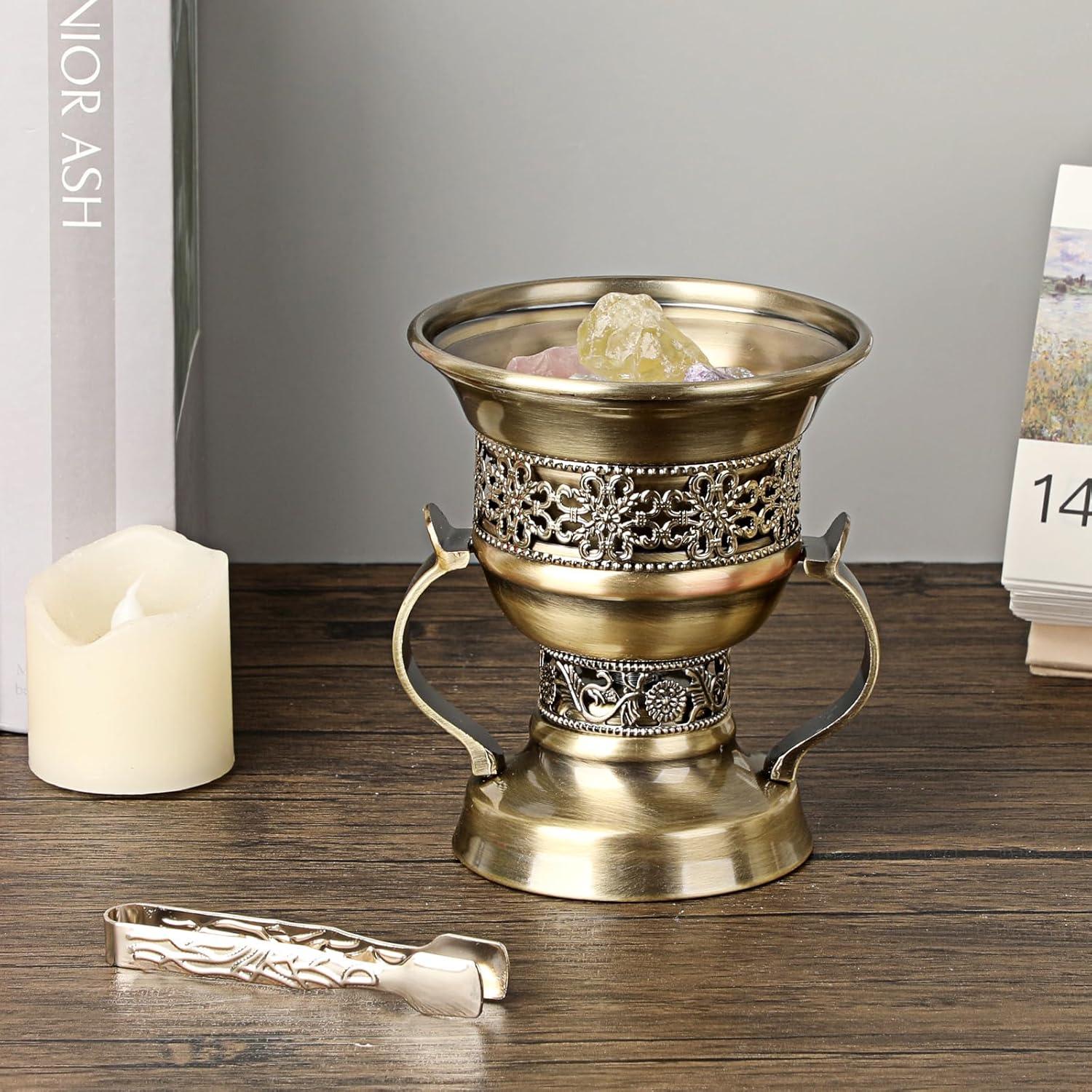 Soporte de Incienso Vintage JUXYES de Zinc 10.7x10.7cm