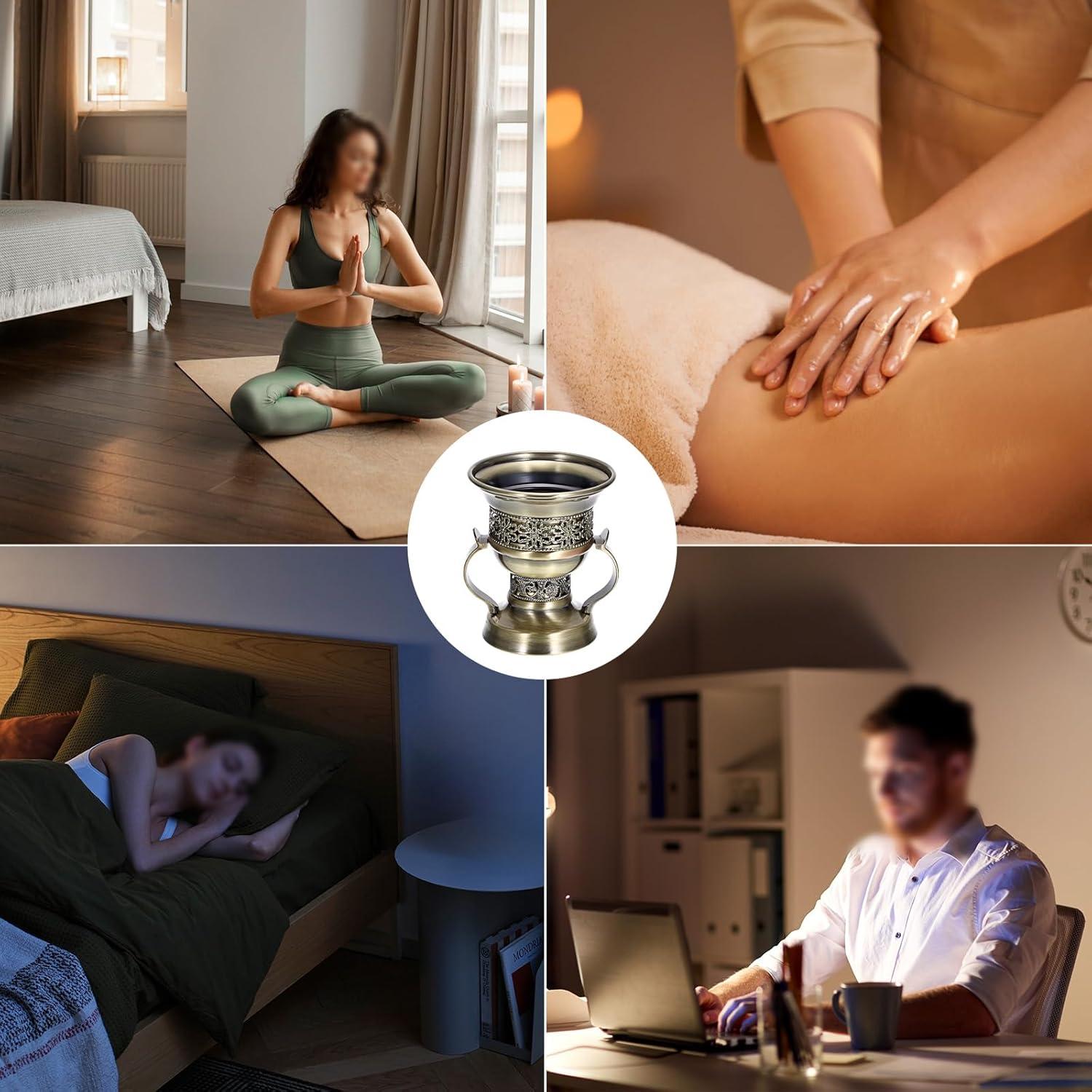 Soporte de Incienso Vintage JUXYES de Zinc 10.7x10.7cm