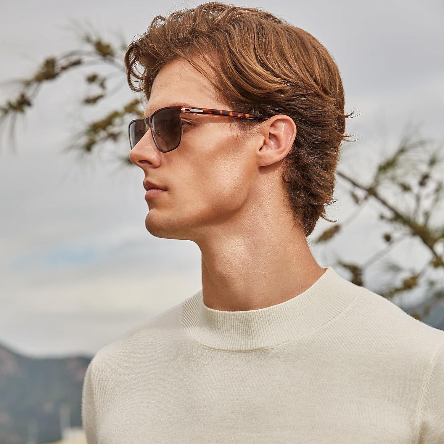 Gafas de Sol Polarizadas Carfia para Hombres - Marco Grande