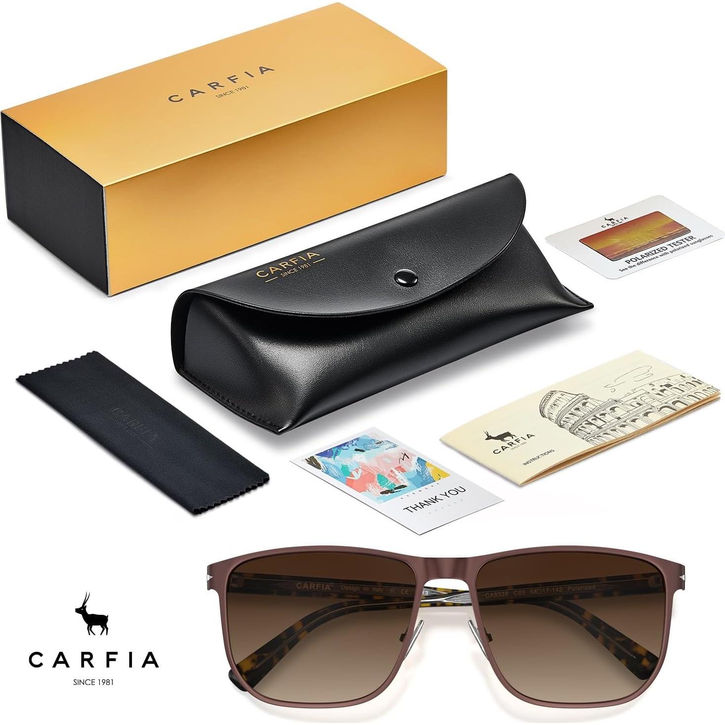 Gafas de Sol Polarizadas Carfia para Hombres - Marco Grande