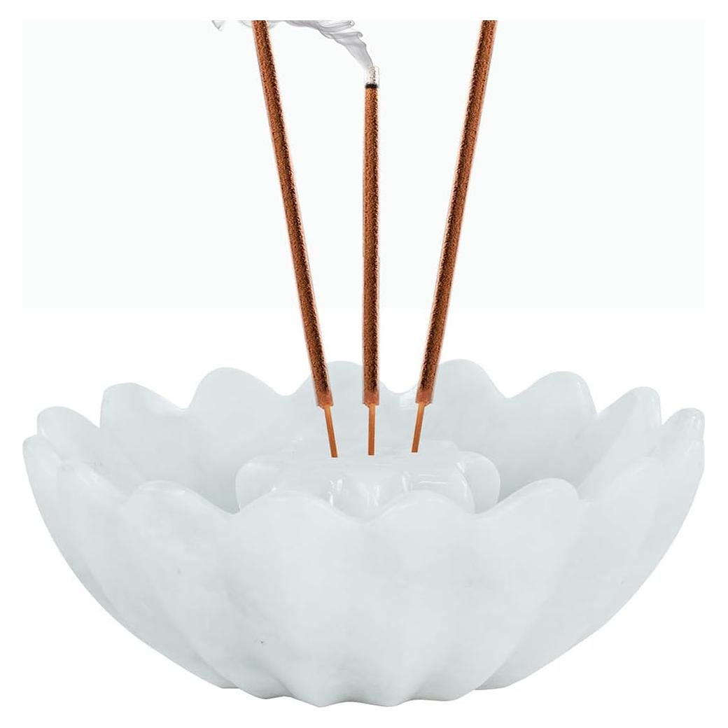 Soporte de Incienso de Mármol Radicaln Blanco 13.97 cm
