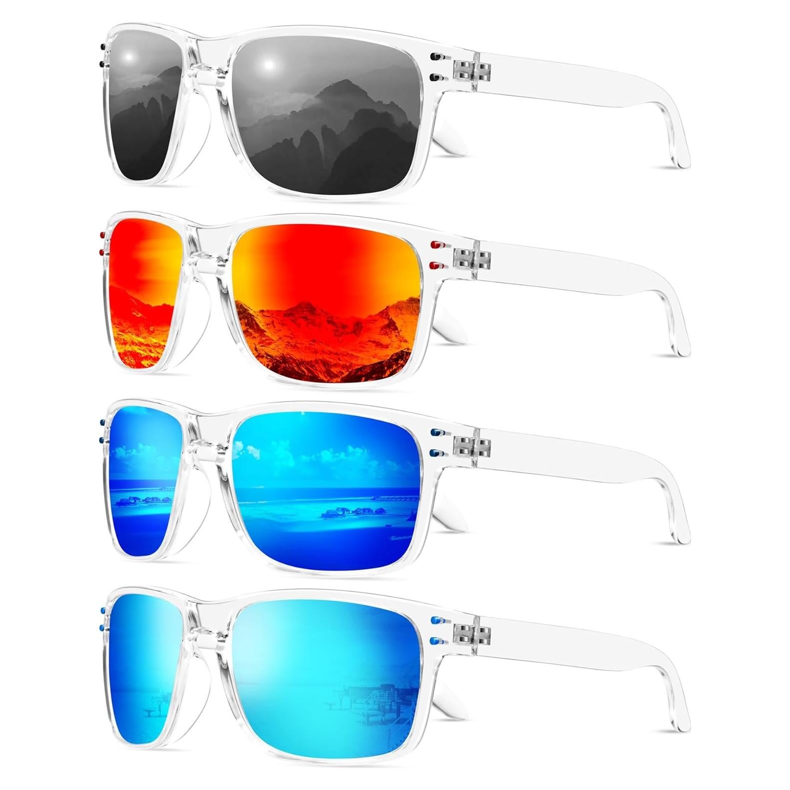 Gafas de Sol Polarizadas KALIYADI para Hombres UV400 Clásicas