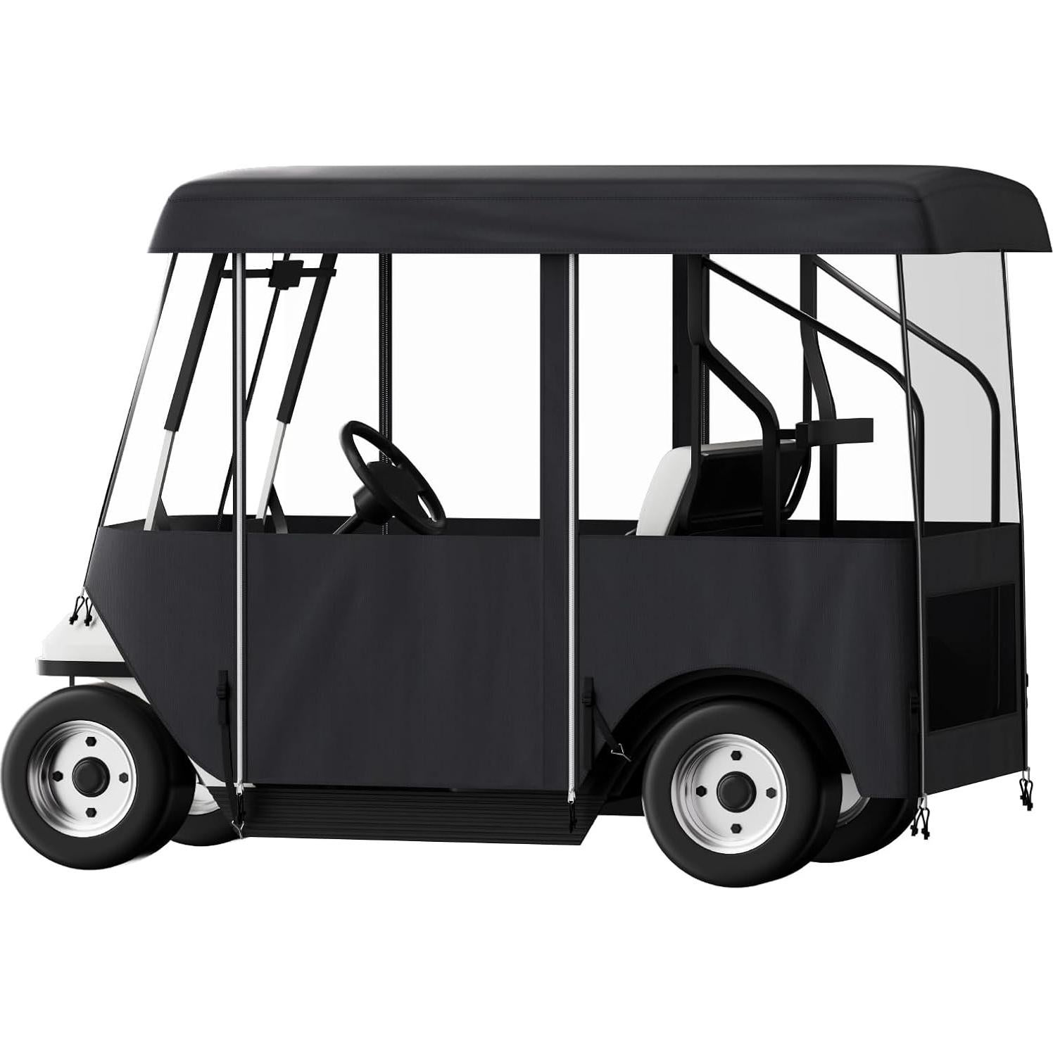 Cubierta de Carro de Golf Happybuy Deluxe 4 Personas Impermeable