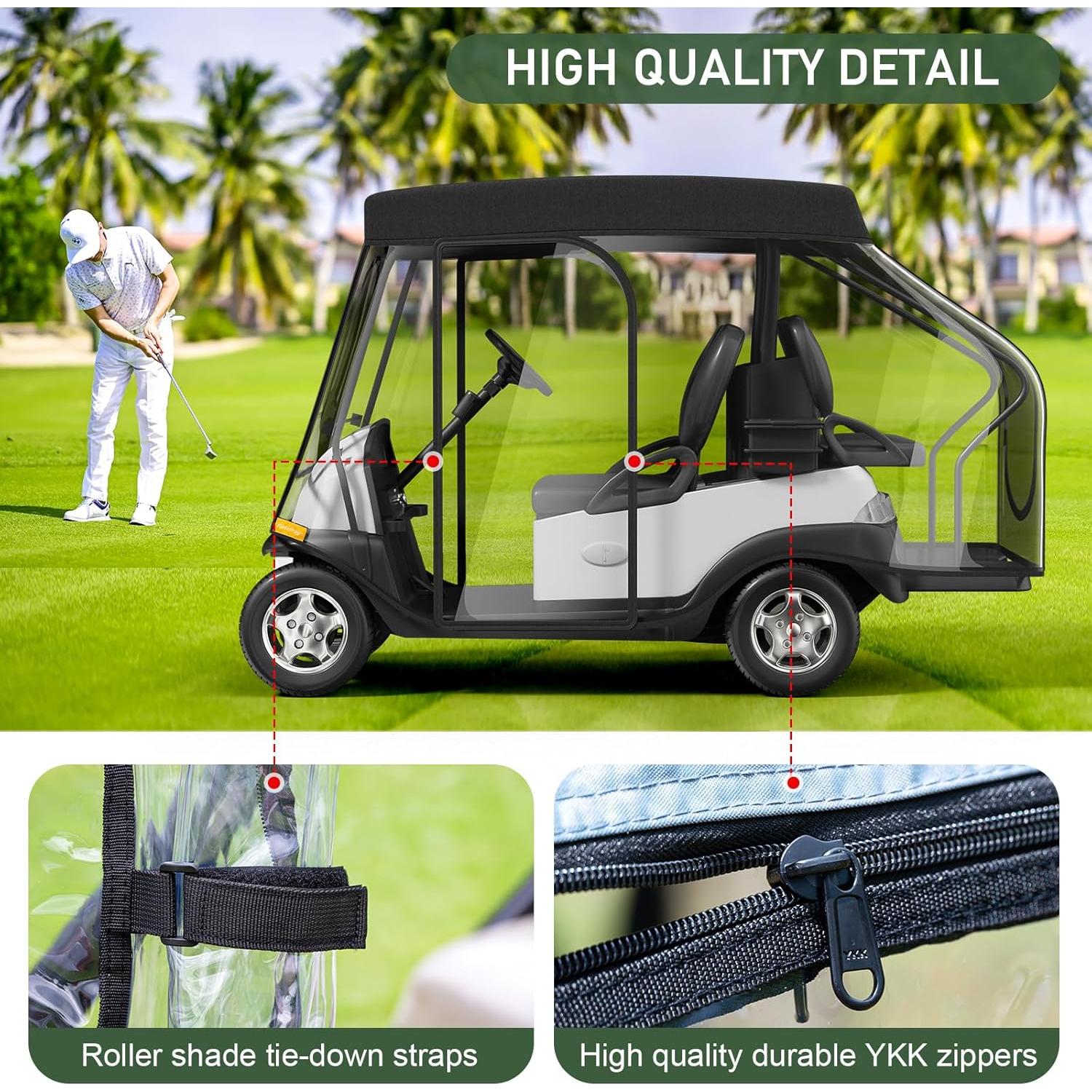 Cubierta de Lluvia para Carro de Golf Rosefray 2+2 - 58"