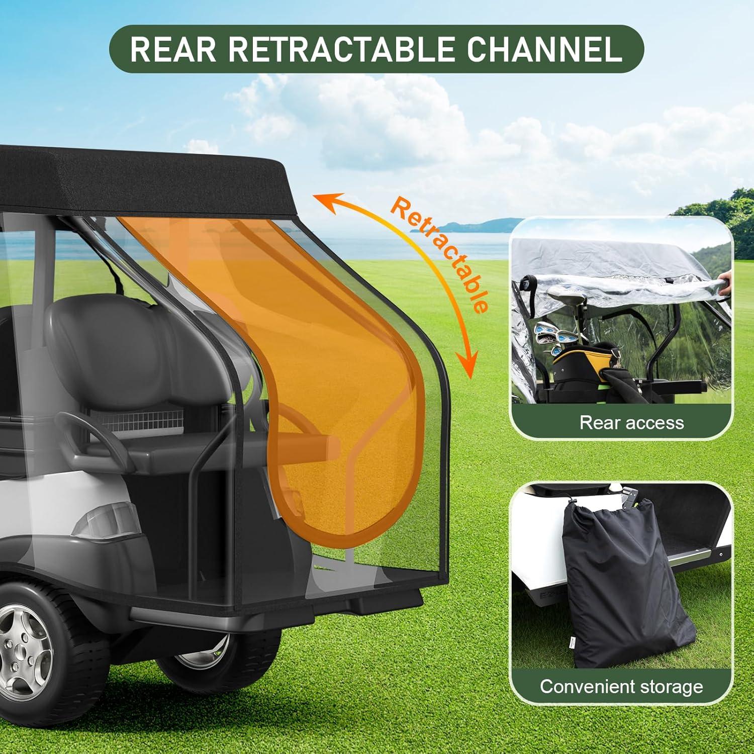 Cubierta de Lluvia para Carro de Golf Rosefray 2+2 - 58"