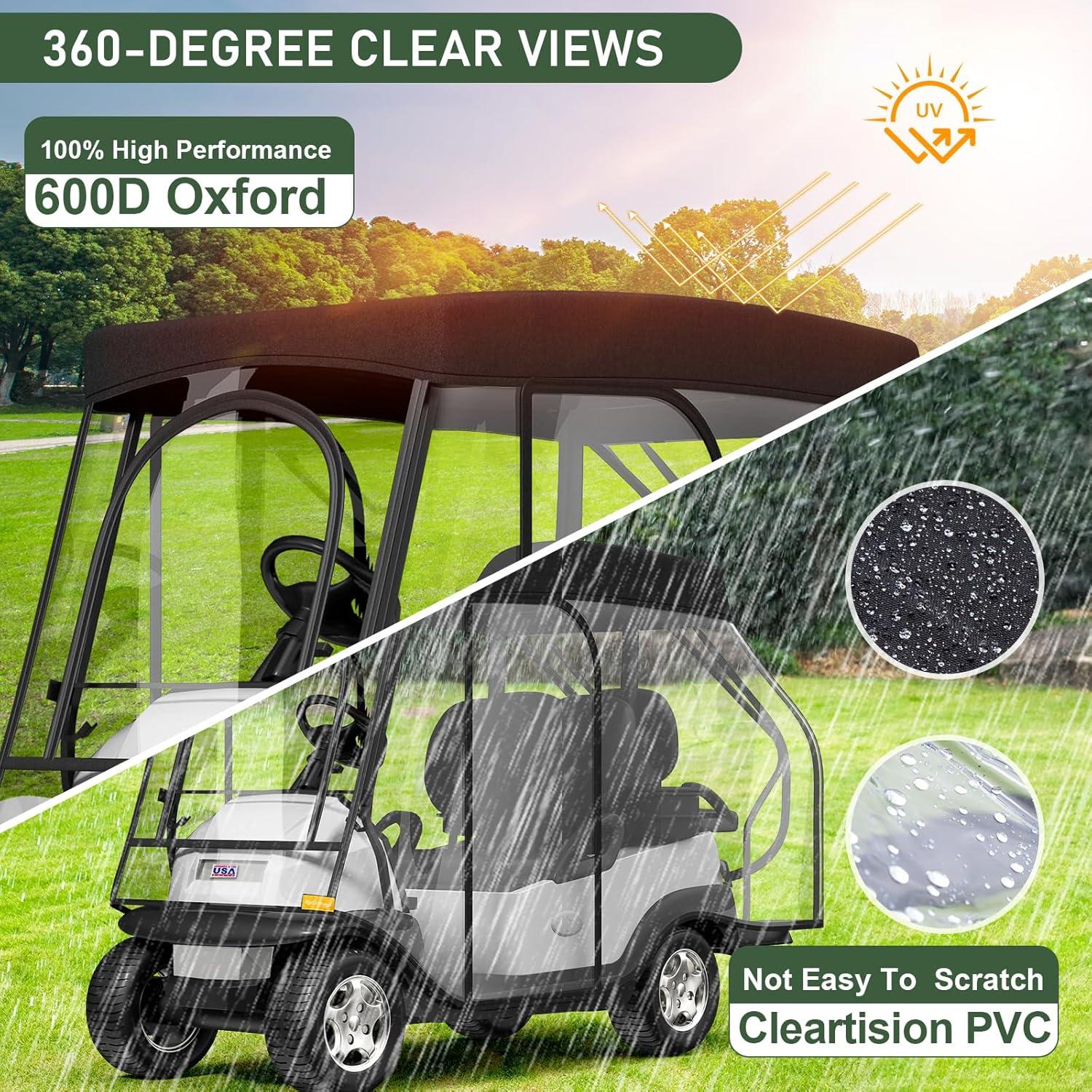 Cubierta de Lluvia para Carro de Golf Rosefray 2+2 - 58"