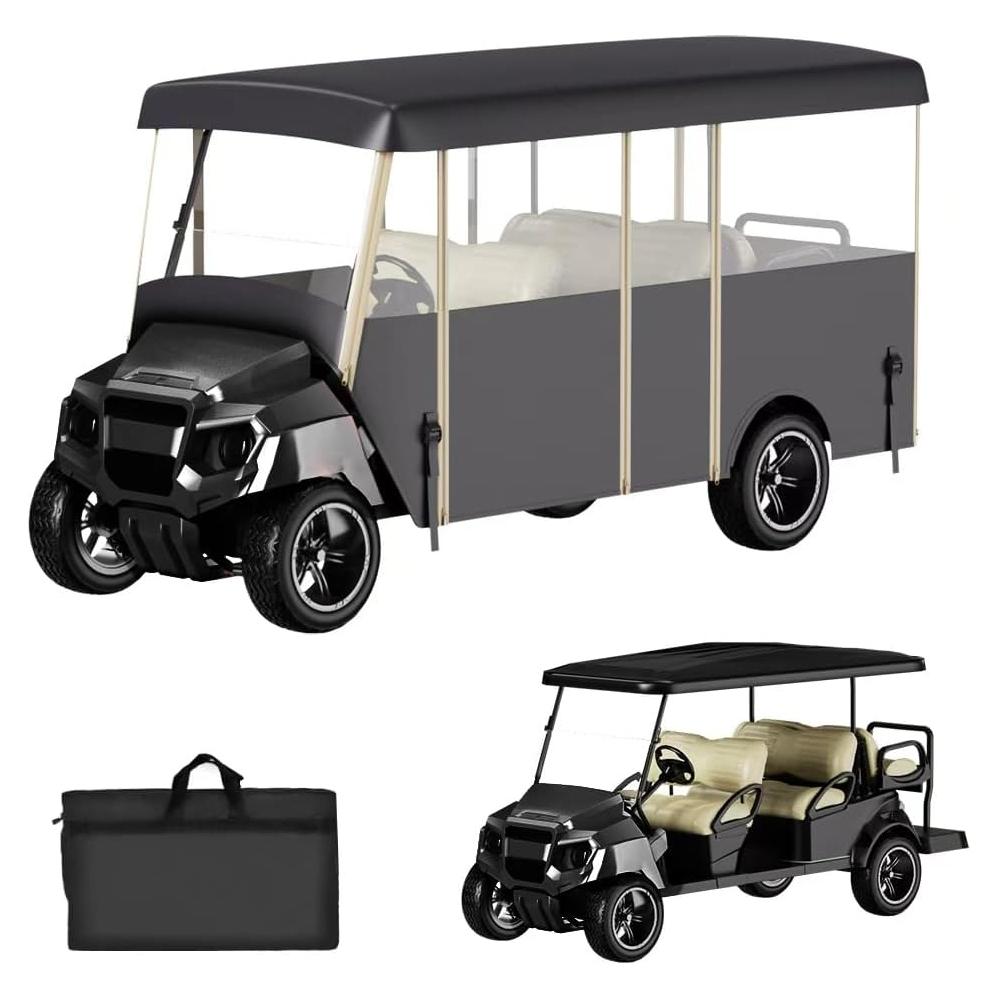 Cubierta de Carro de Golf NiuWasmile GEF-F6 6 Pasajeros Impermeable