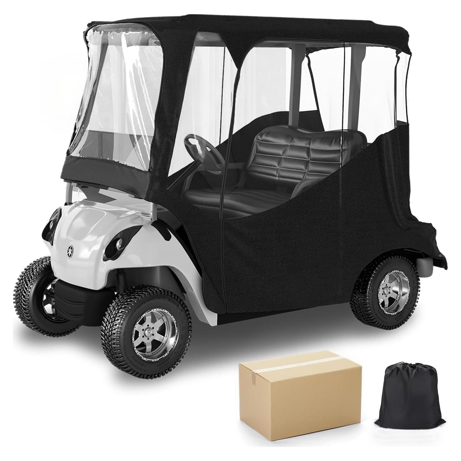 Cubierta para Carro de Golf MASHELLY 2 Pasajeros Negro 600D