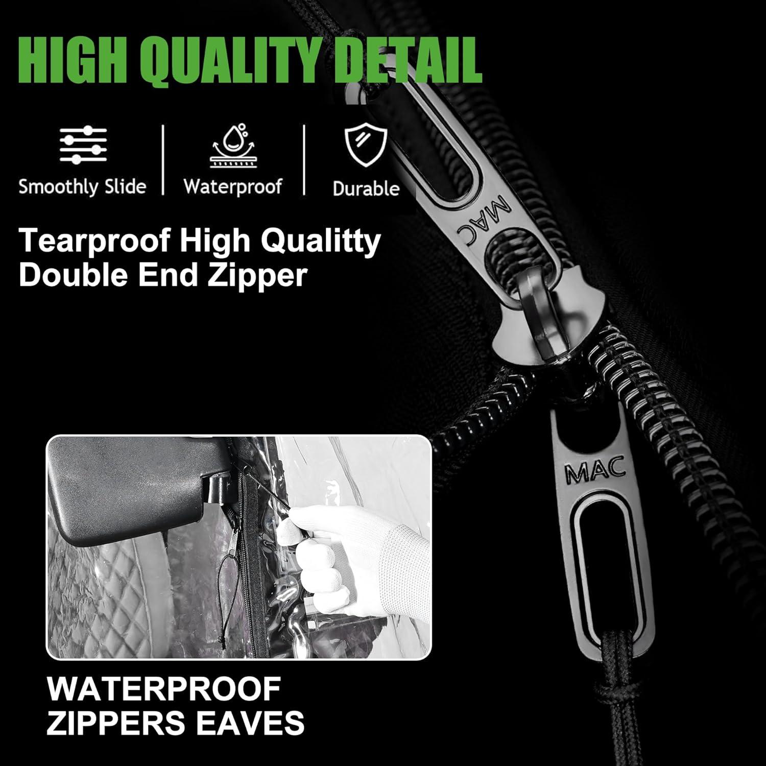 Cubierta Impermeable para Carro de Golf 10L0L Techo Largo 6 Pasajeros