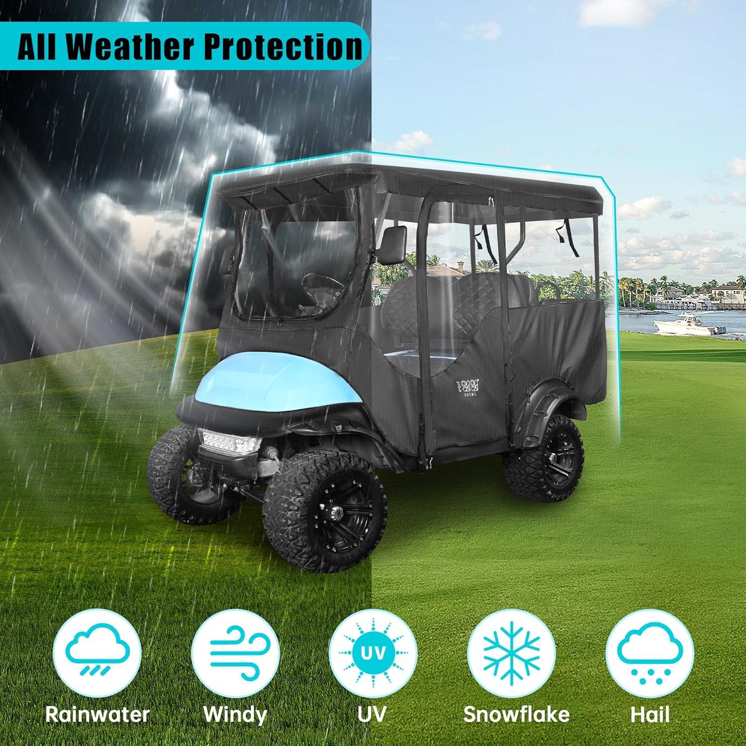 Cubierta de Conducción 10L0L para Carro de Golf 4 Pasajeros