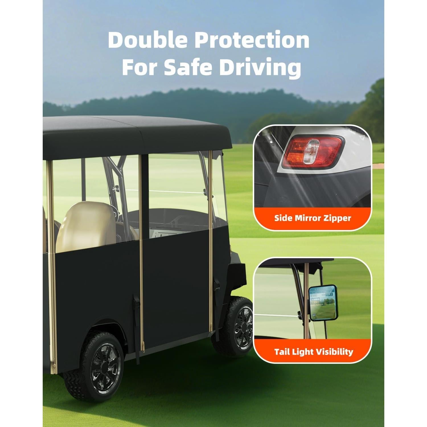 Cubierta para Carro de Golf 4 Pasajeros NiuWasmile GEF-F10