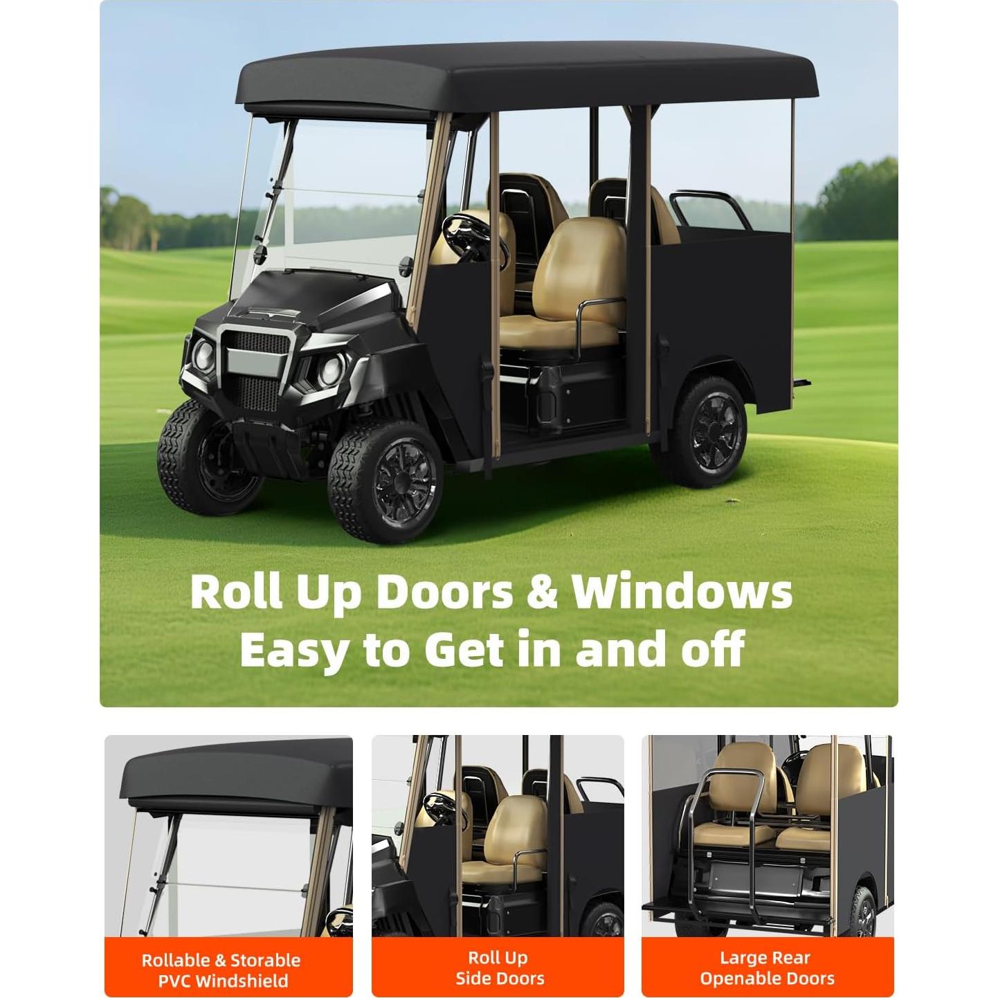 Cubierta para Carro de Golf 4 Pasajeros NiuWasmile GEF-F10